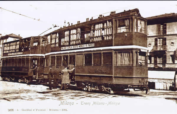 Tram elettrico per Monza. Milano-Gorla-Sesto-Monza-R.Parco